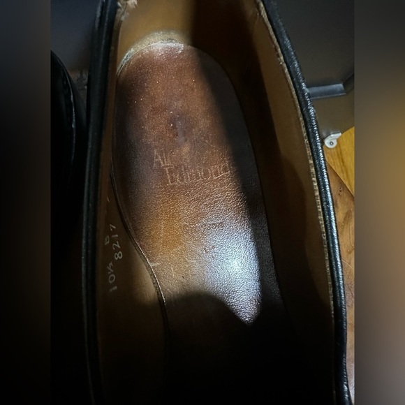 Allen Edmonds Mens Grayson Black tassel Loafers Sz 9.5 - Picture 5 of 15